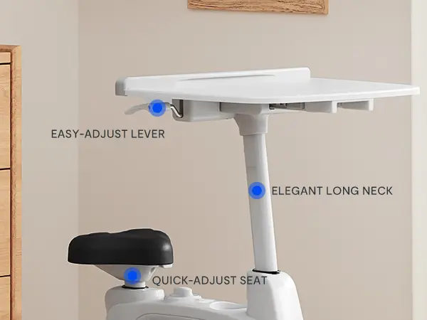 【SummerTurn-up】【父亲节礼物】3 合 1 健身车 MAX 产品介绍，桌下踏板锻炼器，家用可移动固定自行车，8 级可调阻力室内自行车，350LBS 重型 7