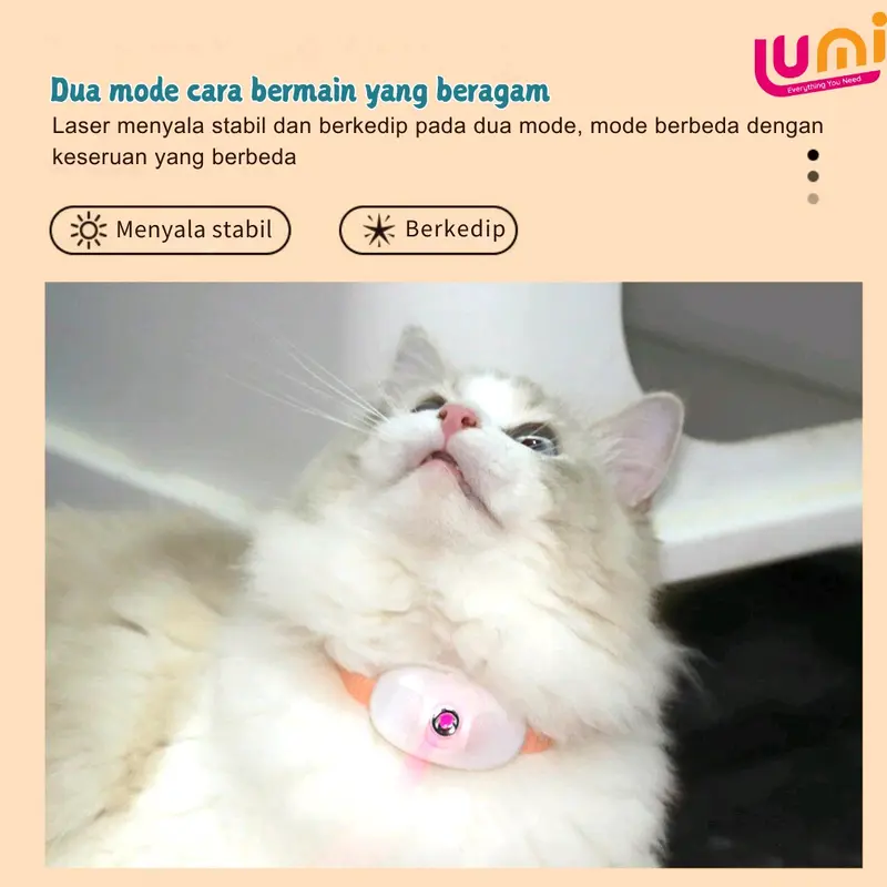 Kalung Laser Mainan Kucing Collar Lampu Laser LED Aksesoris Hewan Anjing Cat 2