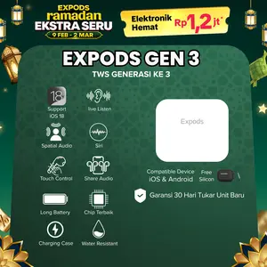 Expods Gen 3 TWS Earphone Bluetooth Wireless Charging Case