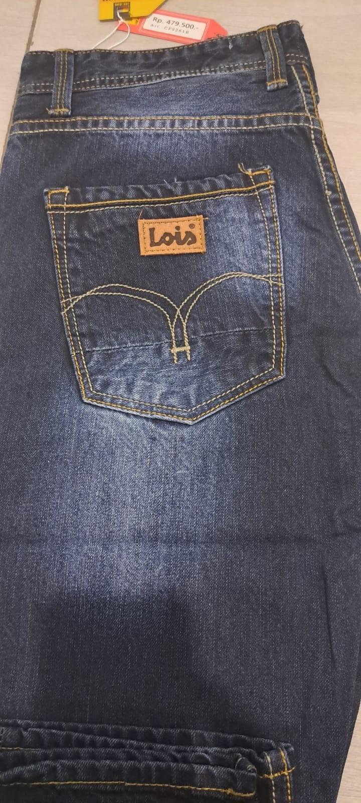 Product Introduction of TERBRU CELANA LOIS PREMIUM, HANYA 2 WARNA ORIGINAL Jeans Biru Nyaman Denim Panjang Cowok Keren Pria Tebal Standar Hitam Distro 15