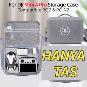(HANYA TAS) Tas Drone Hard Shell Protective Storage Bag DJI Mini 4 Pro - PO-40