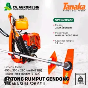 MESIN POTONG RUMPUT TANAKA  BRUSH CUTTER TANAKA 328SE