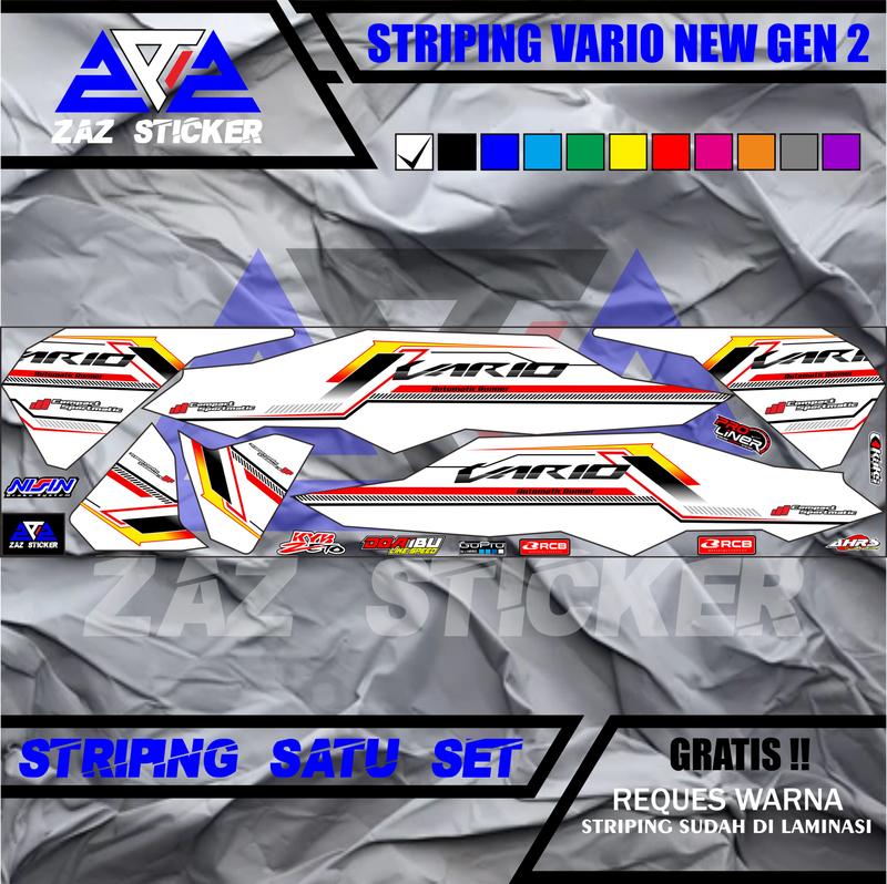 Product Introduction of Zaz Sticker Striping Vario New Gen 2 Design Motif 13 17