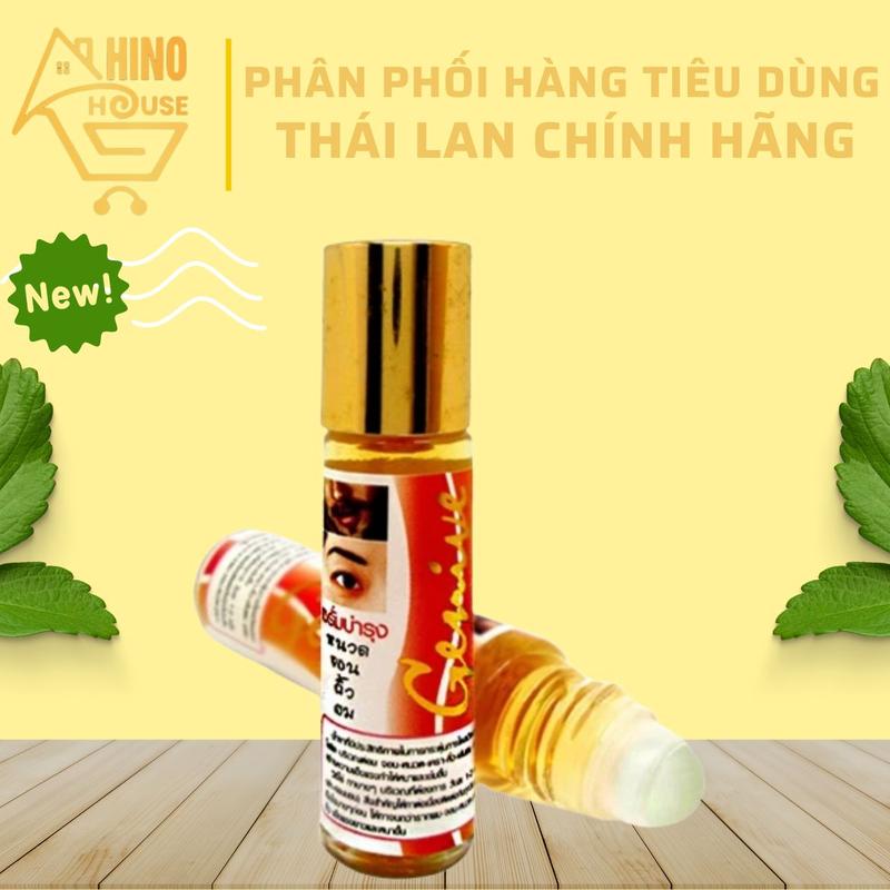 Serum Dạng Lăn Genive 10ml Thái Lan Hỗ Trợ Dưỡng Mi, Chân Mày - Hinohouse
