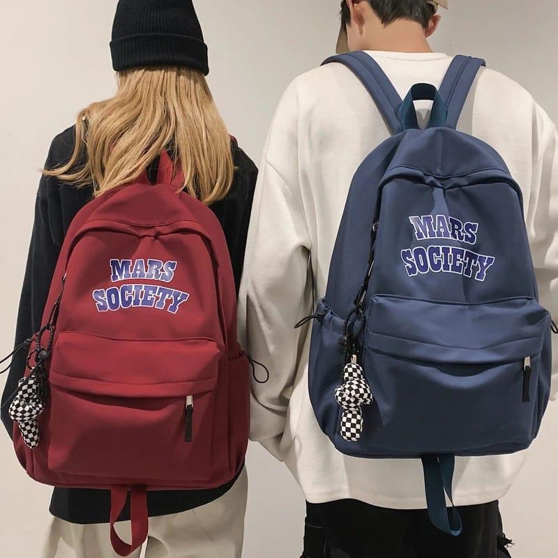 Tas ransel mars society cewe cowo buat sekolah main keren murah 0