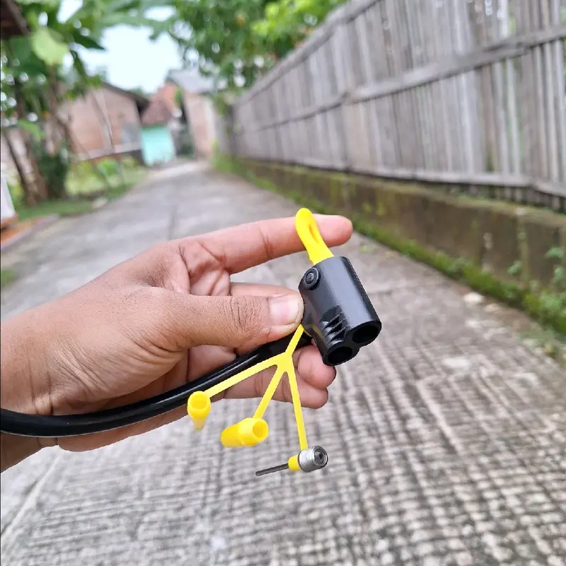 Pompa angin ban sepeda motor dan mobil - pompa angin tabung murah - pompa balon 4