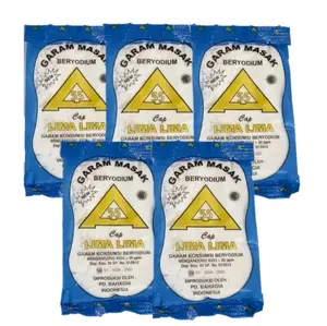 (10 PCS) GARAM Masak Cap Lima Lima/Refina/Samudra 100/250/500gr PAKET HEMAT