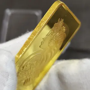 Logam Mulia 100 gram Fine Gold 999.9 Logo Bank Swiss Emas Replika Import