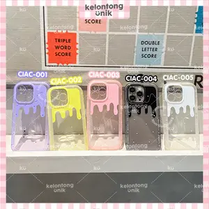KELONTONG UNIK | Melting Ice Cream Shock Proof Case - Softcase/ Casing HP for iPhone X XS XR XSMAX 11 12 13 14 PRO PROMAX PLUS Aksesoris ,CIAC