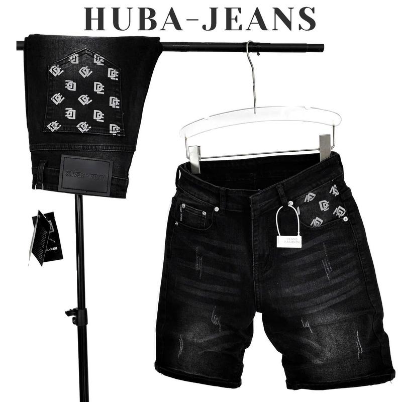 Product Introduction of Quần SHORT jeans nam HUBA-JEANS wash THOI TRANG Menswear Pants Có Túi Denim 7