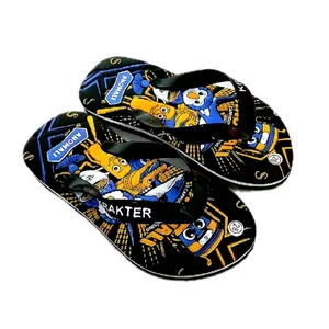 Sandal Jepit Anak Laki-laki TUNG TUNG SAHUR Karakter Terbaru Terlaris Trendy Size 21-35 Sandal Flat Kartun Motif Lucu