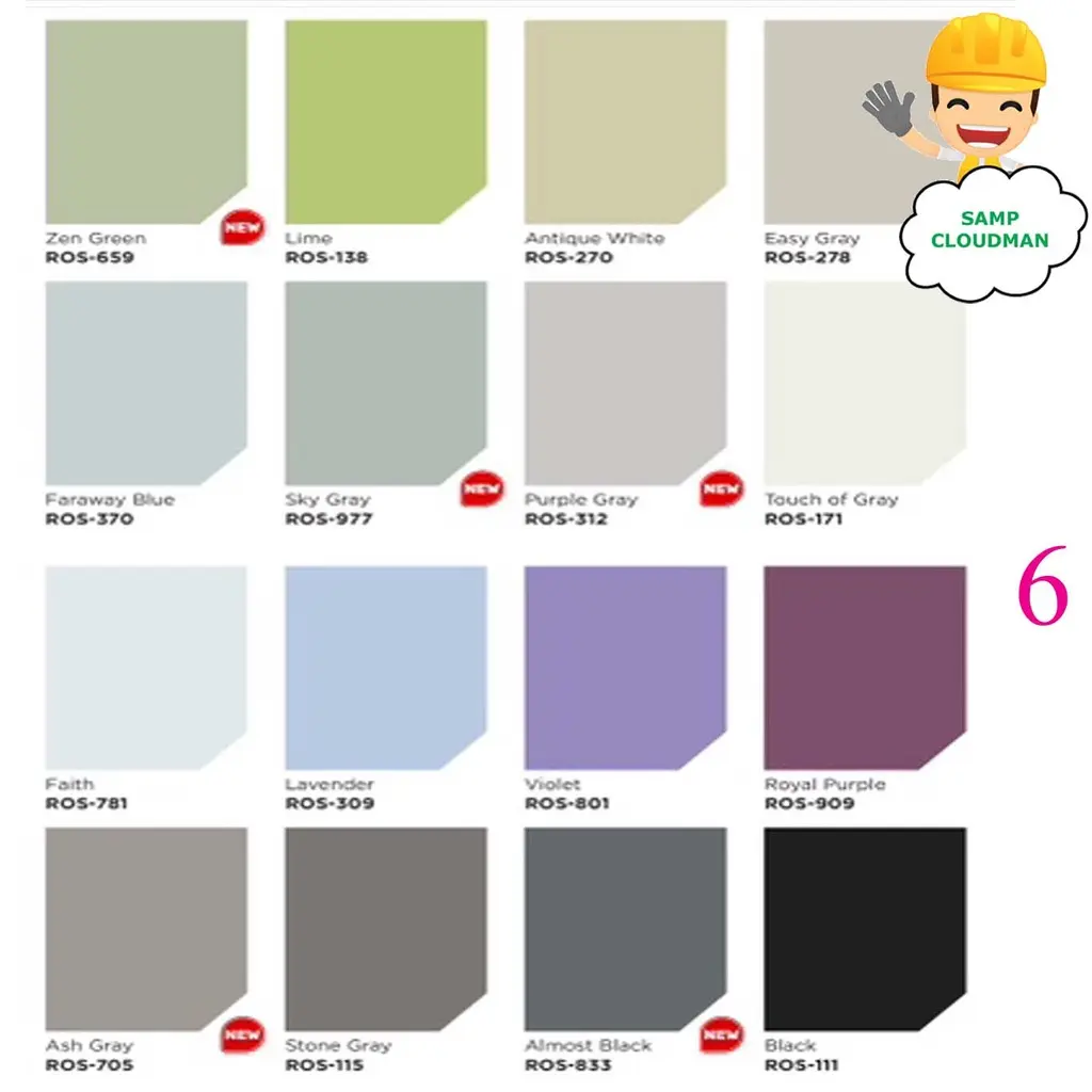 Rain or Shine Elastomeric Waterproofing Paint Quart/ 1 Liter Chart ...