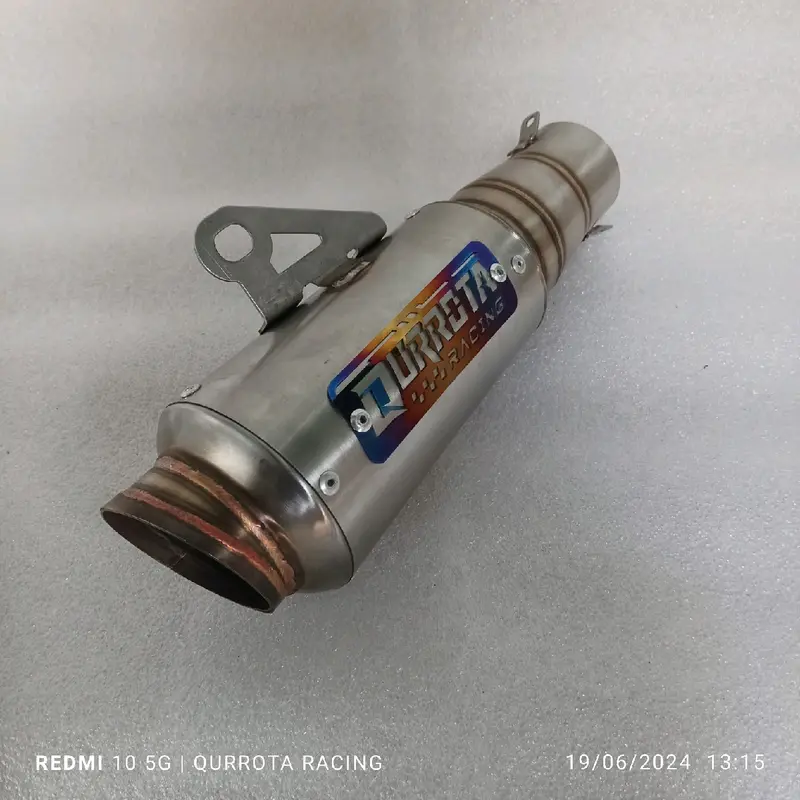 knalpot racing klx crf dtracker wr155 tipe competisi original qurrota racing ready leher kolong dan samping Mesin Motorcycle Trail 7