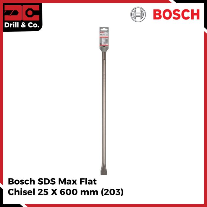 Gambar Mata Pahat / Flat Chisel Bosch SDS Max 600 x 25 mm (203) dari Drill&Co Kota Administrasi Jakarta Barat Tokopedia