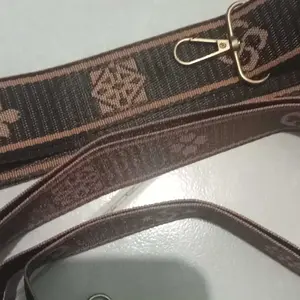 Tali Tas Wanita Poliester Tebal Import Model Terbaru Pengganti Tali Rusak Panjang 120 cm Lebar 4 cm AAC  GOLD terlaris