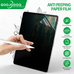 GOOJODOQ For iPad Screen Protector Film, Anti-Peeping for iPad Gen10 10.9 Gen9/8/7 10.2 Pro 11 12.9 Pro M4