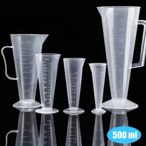 Gelas Ukur Plastik Kerucut Multifungsi – Cone Measuring Cup 25 ml s/d 500 ml