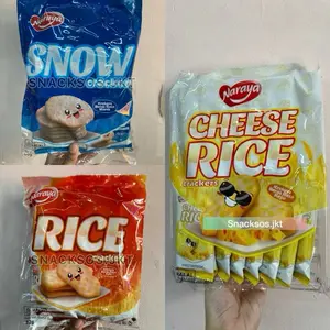 NARAYA RICHY RICE CRACKERS / RICHY SNOW CRACKERS / CHEESE CRACKERS