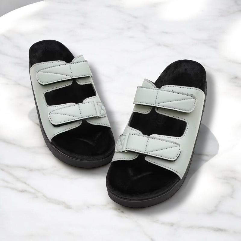Sandal Wanita Alizha Platfrom Selop Croco Premium & Syntethic Leather Anti Slip - Karet, Sendal, Shoes 3