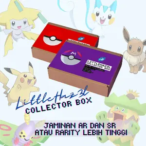 LittleHaz3l Collector Box Kartu Pokemon, ZERO ZONK, 100% HIT GUARANTEED. Jaminan AR dan SR atau Rarity Lebih Tinggi