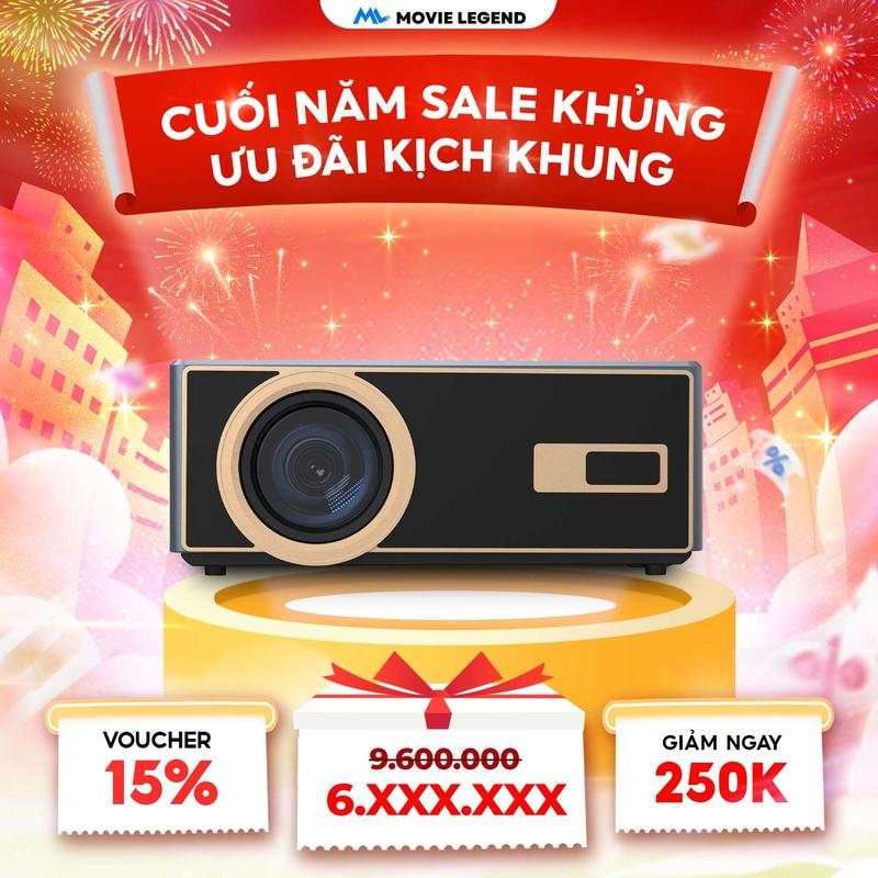    HN3    HELLO 2026    Máy Chiếu K1 HomeCine - Premium phiên bản cao cấp - Hệ điều hành Android sử dụng cho nhà riêng mới Projector Bluetooth máy chiếu 