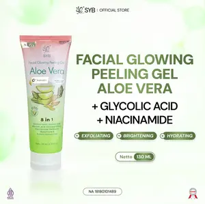 【SYB BEST SELLING PRODUCT】- NEW SYB Facial Glowing Peeling Gel *Gel Pembersih Wajah dengan Glycolic Acid & Niacinamide untuk Kulit Halus dan Cerah*