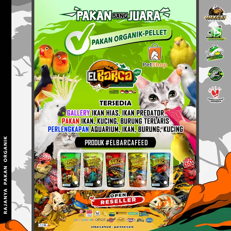 PELET MARKING Katak X Cacing Merah Pelet katak Super Dorpol Fin Channa Auranti Pelet ikan hias channa predator pelet fin auranti pakan 4