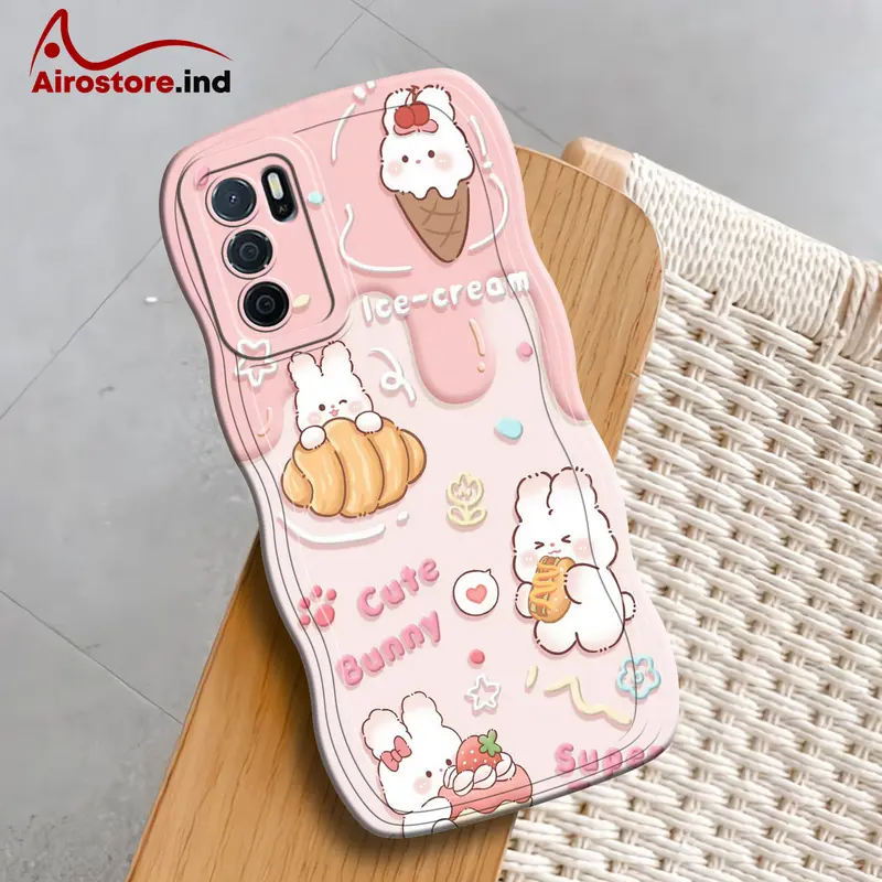 Casing Opp* A16 Gelombang - Softcase Handphone - Case Opp* A16 - Silicon - Kesing Hp  - Fashioncase - TPU - Pelindung Cover Belakang Handphone - Akesesoris Hp 3