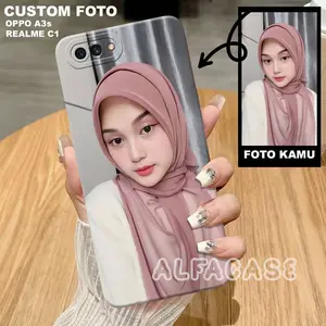 Custom Foto Case Op*o A3s Rea*me C1 Bebas Request Foto Softcase Macaron Protect Casing Hp All Type