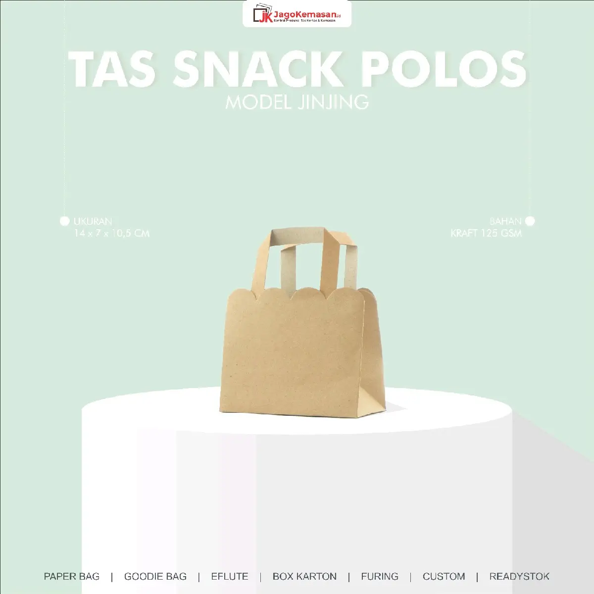 FH Polosan Paperbag Polos Murah Untuk Oleh2 Souvenir