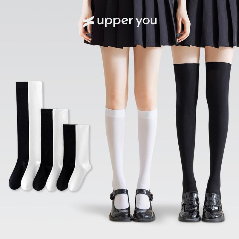 Tất Qua Đầu Gối Nữ Dệt Kim Len Phối Đồ UPPER YOU Thời Trang Phong Cách Lolita Dễ Thương - BSF5001/BSF5002/BSF6001