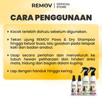 Gambar REMOV Pet Dry Shampoo Baby Powder 100 ML dari REMOV Shop Kota Depok 3 Tokopedia