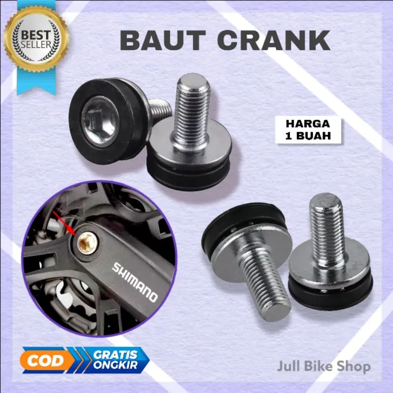 buah Baut penutup crank sepeda tutup pedal bottom bracket mtb