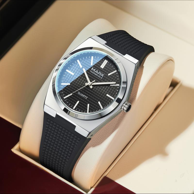   DEAL ĐỘC QUYỀN An Nam Watch Đồng Hồ Thạch Anh Thương Hiệu Mark Fairwhale Thời Trang Và Dễ Phối Đồ Đồng Hồ Nam Doanh Nhân Phong Cách Cao Cấp Sang Trọng Hình Đa Giác Không Thấm Nước FW-5021 