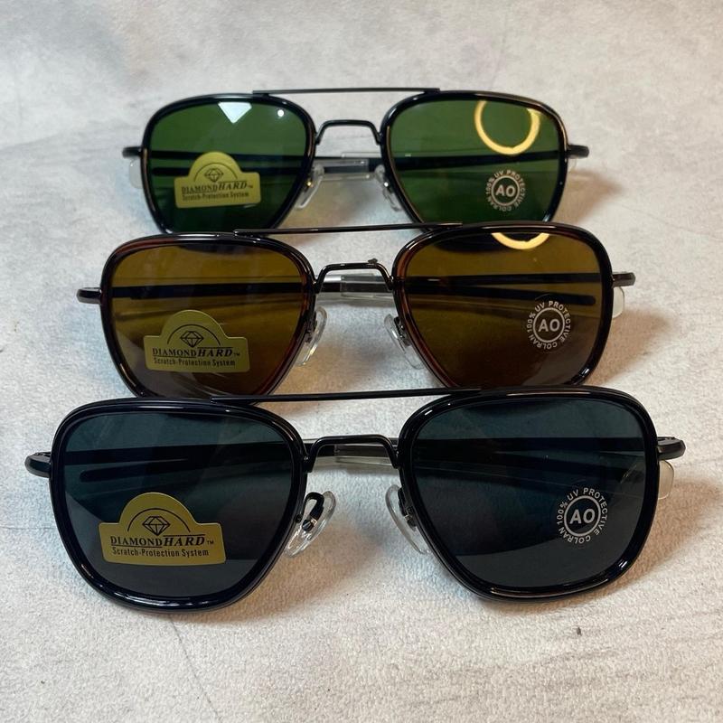 Kacamata Pria Anti Silau Skymaster Aviator Lensa kaca UV Protection Frame Besi 1