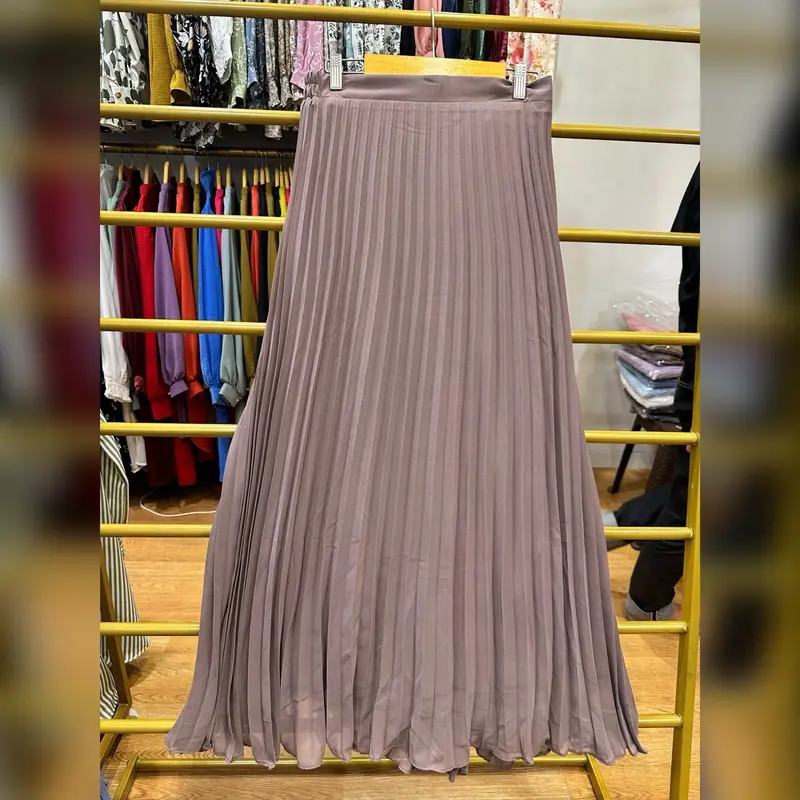 ByEmesha 047 - Rok Plisket / Bahan Ceruty Bawahan Wanita Panjang Muslim Casual 7
