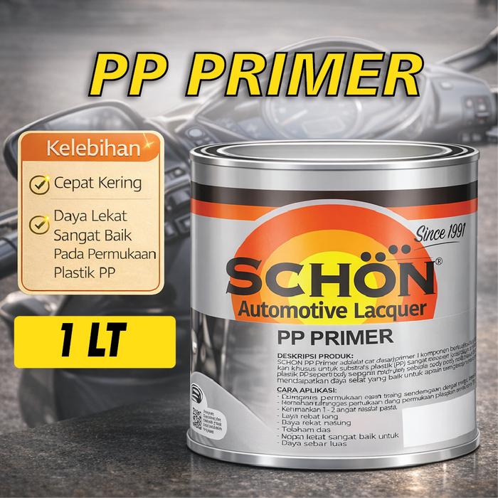 Gambar Cat Plastik/ Dashbor/ Sepeda Motor SCHON PP Primer (1 LT) - Clear dari Boxer Paint Official Store Kab. Sidoarjo Tokopedia
