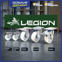 Gambar (Diskon Roda Termurah) GOSAVE Roda Troli Caster Wheel PP & RUBBER 2 3 4 Inch Roda Kastor Putar untuk Rak Meja Lemari Gerobak Furniture - PP BRAKE 2IN dari Gosave Official Kota Tangerang 4 Tokopedia