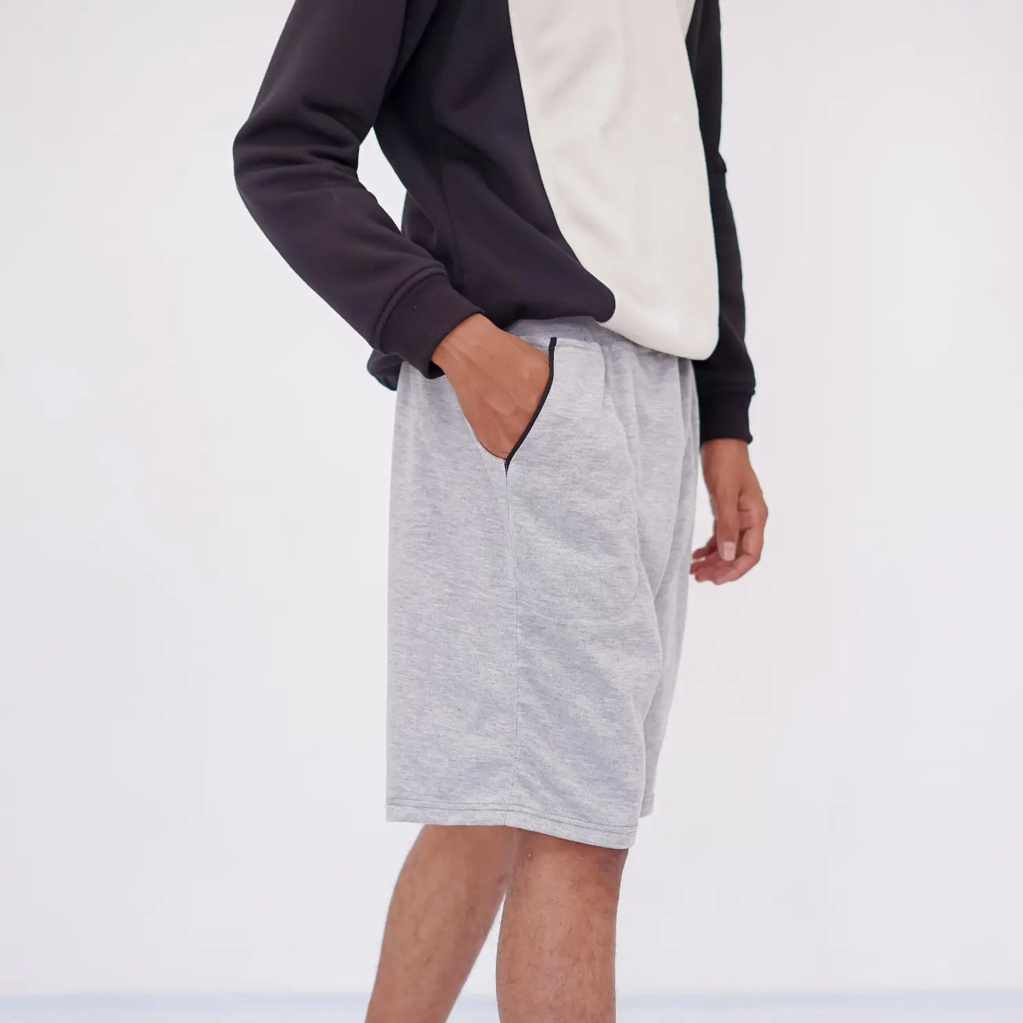 Celana Santai PROMO 4PCS untuk Pria dan Wanita Model Naham Babyterry untuk Lari Sehari-hari - Sport Olahraga Abu Y2K PANTS CELANA PENDEK COWOK
