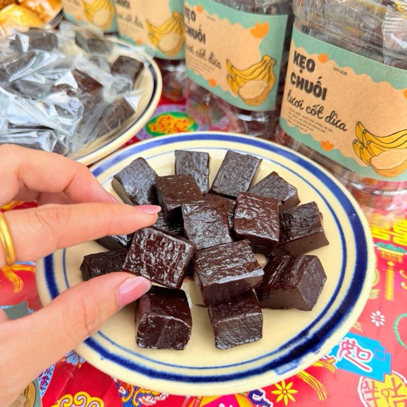 TPFOOD Kẹo Chuối Tươi Cốt Dừa Hủ 500gr - Đặc Sản Miền Tây