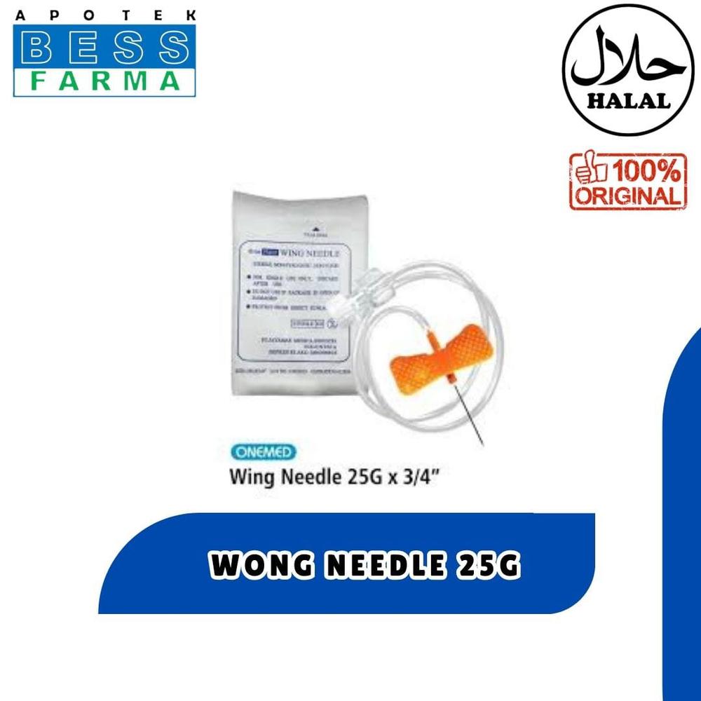 Wing Needle 25G OneMed Scalp Vein
