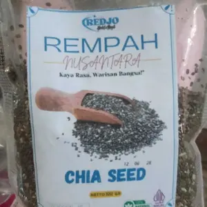 Organic Black Chia Seed 100gr - Biji Chia Hitam Organik 100% PREMIUM QUALITY Tinggi Serat & Omega-3 Kaya Protein Nabati Antioksidan Tinggi
