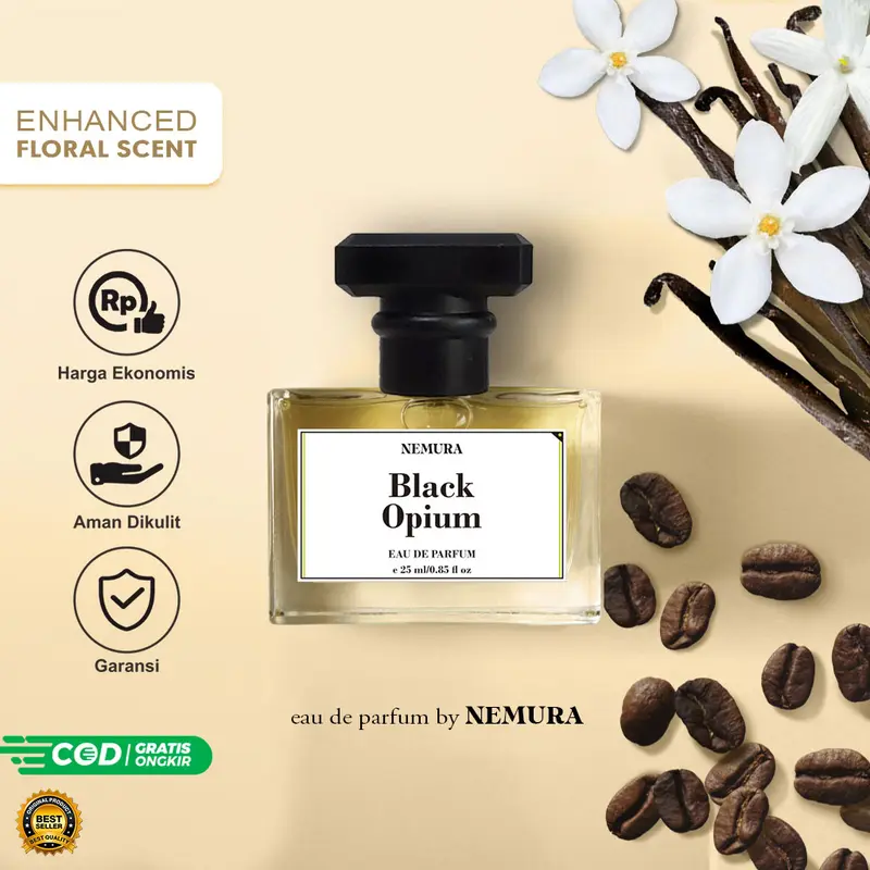 BlackOpium Parfum Wanita Pria Tahan Lama Inspired By Nemura Farfum  Perfume Parfume Minyak bulgary omnia cristal