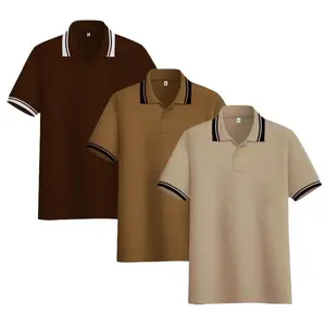 Dailystyle Paket 3 pcs Kaos Polo Shirt Polos Kerah Lis Kancing Basic Atasan Baju Wanita Panjang Tampil Elegan dan Formal
