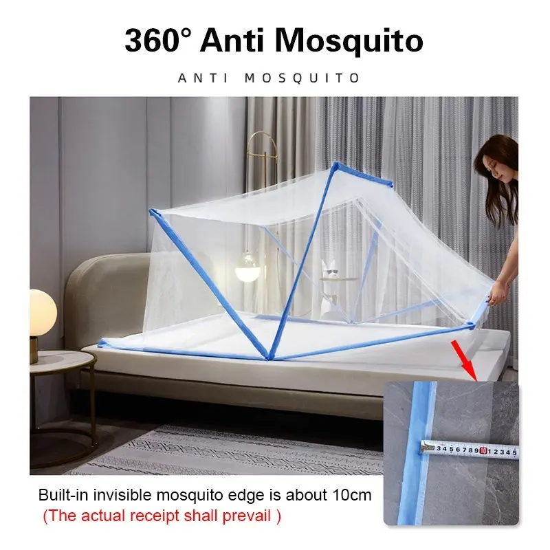 Kelambu kotak Tidur Dewasa Anti Nyamuk Kelambu Lipat Tidur Portable Kelambu Kotak 6