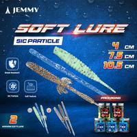 Gambar JEMMY Umpan Softlure 4cm/7.5cm/10.5cm isi 45pcs/kotak Lure Casting Lentur & Tahan Patah SIC Particle SL162 - #1 dari JEMMY Indonesia Kota Administrasi Jakarta Barat 1 Tokopedia
