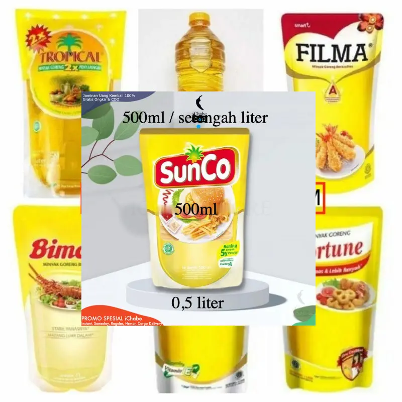 [BISA COD] Minyak Goreng Bening 500ML all merk/random / Sunco /Rose Brand/ Grandco/ Vipco/ dan lain-lain bisa COD EXP LAMA Bahan Sawit pilihan 0