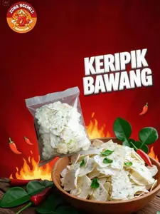 KERIPIK CIRENG BAWANG GURIH 200 500 1 KG KERIPIK BAWANG RENYAH CEMILAN KERING