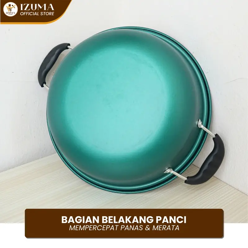 Panci Pengukus 28CM Anti Lengket Model A083 dengan 2 Tingkat - Kitchenware 3