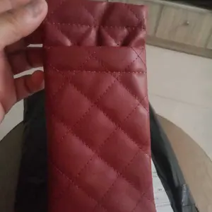 Tas Kantong Kacamata bahan Bordir ruang 2 sarung kacamata elegan  Glasses